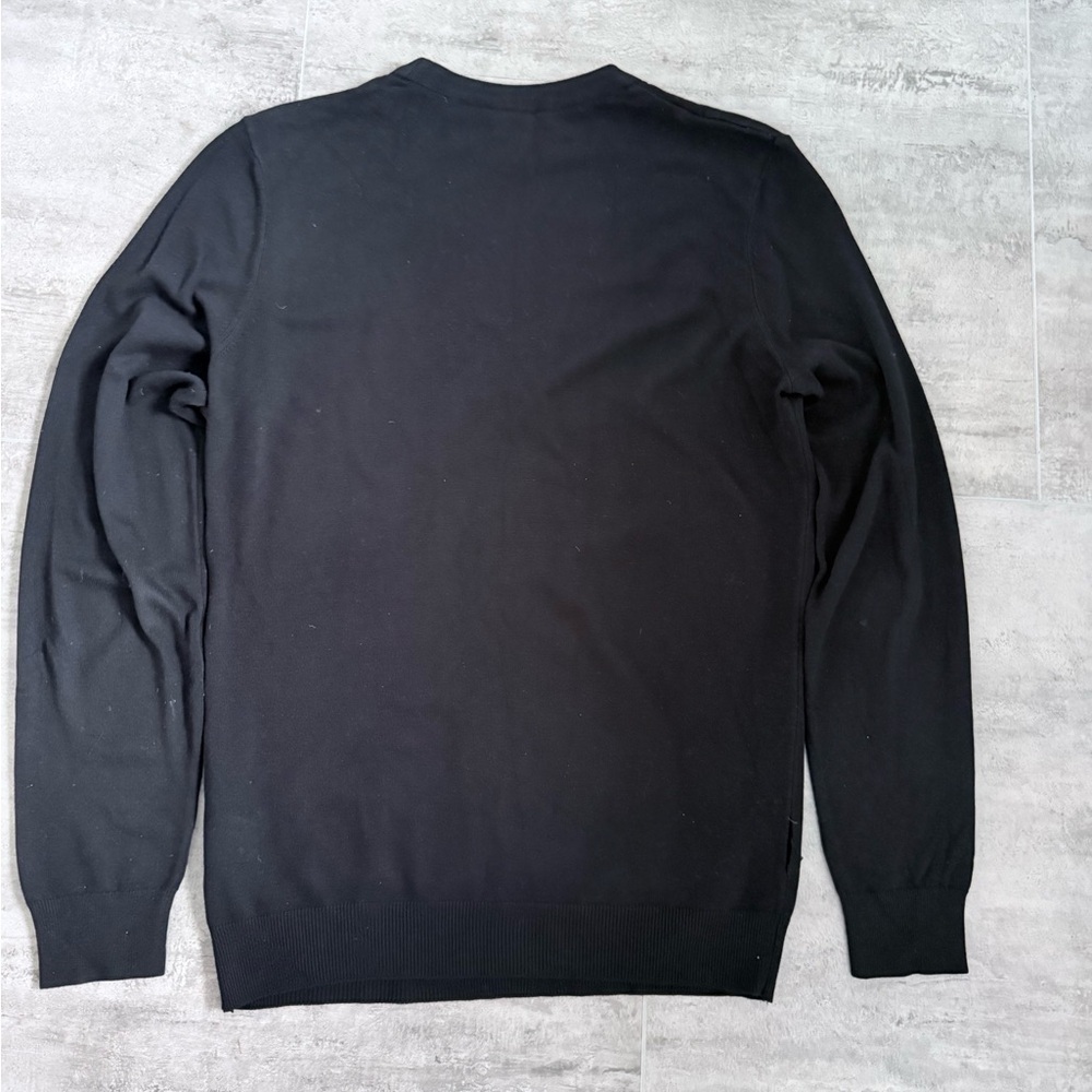 Lot of 2 Men’s Sweaters – Piazza Italia (Navy) & DeFacto (Black) Size M - Picture 3 of 16